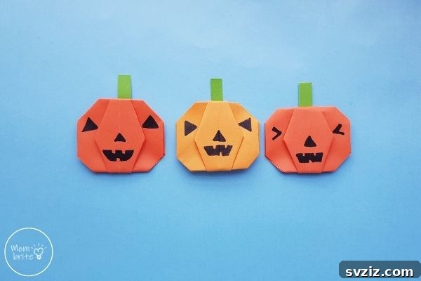 41 Amazing Pumpkin Creations 25 origami pumpkin