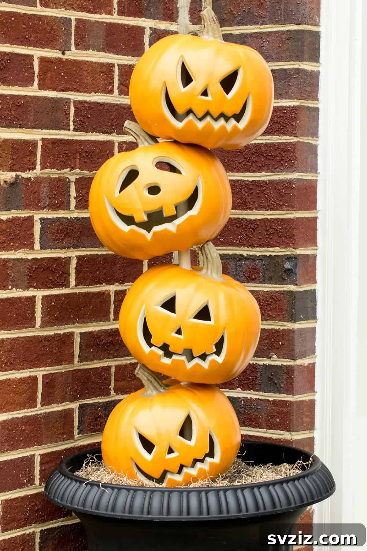 41 Amazing Pumpkin Creations 27 pumpkin topiary