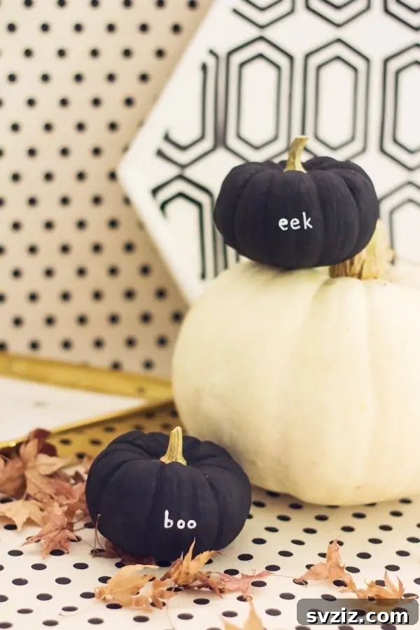 41 Amazing Pumpkin Creations 32 tiny message pumpkins