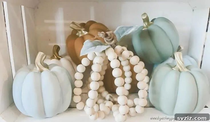 41 Amazing Pumpkin Creations 34 wood beaded farmhouse pumpkins