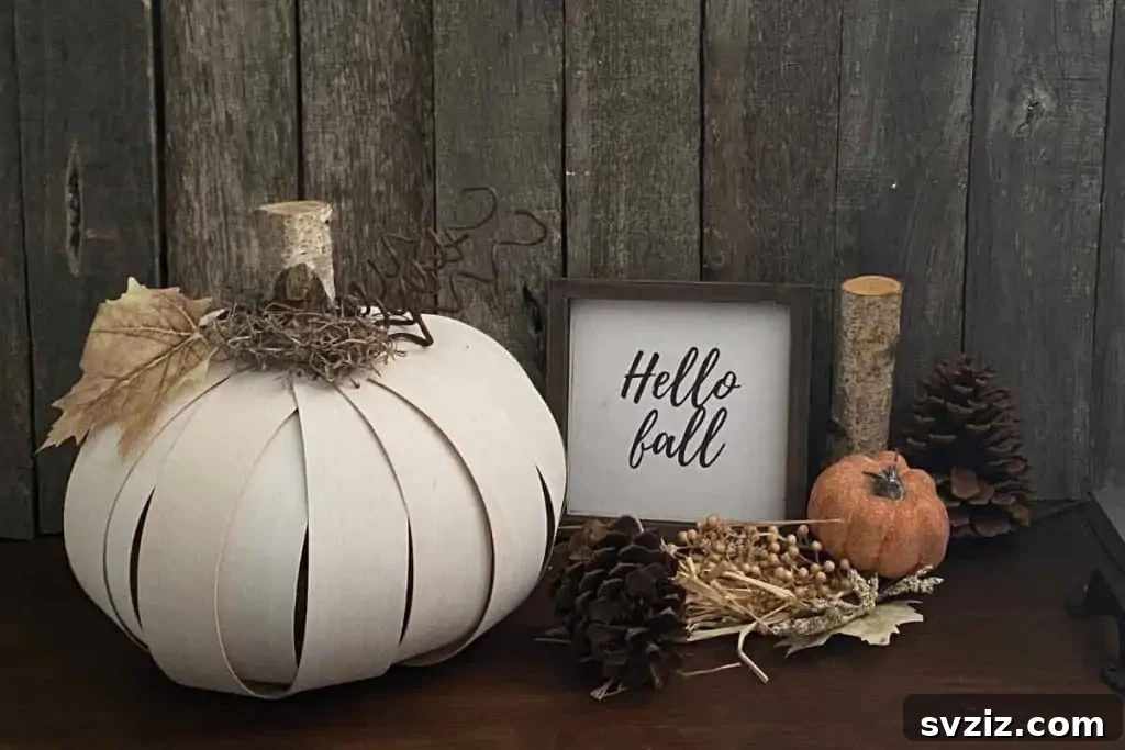 41 Amazing Pumpkin Creations 5 wood veneer pumpkins