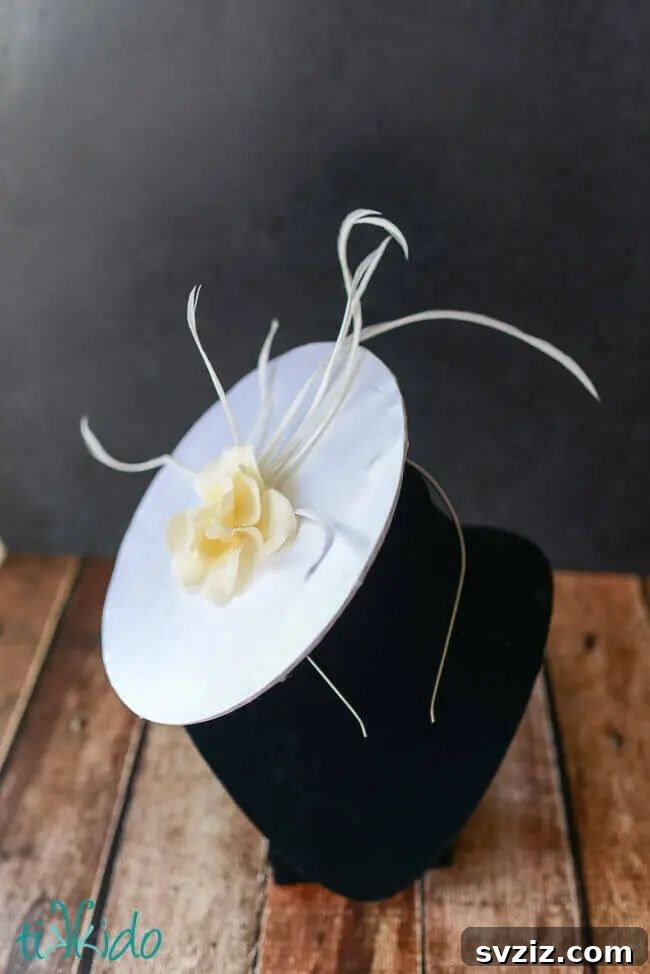 41 Brilliant Feather Projects 11 feather fascinator hat