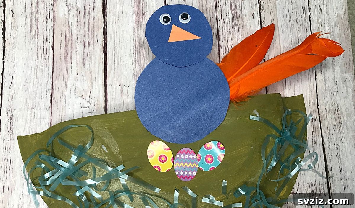 41 Brilliant Feather Projects 14 birds nest craft