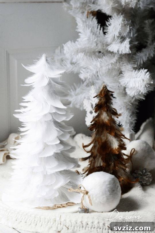 41 Brilliant Feather Projects 24 feather trees