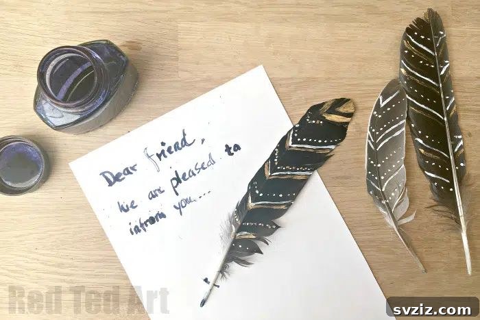 41 Brilliant Feather Projects 30 feather quills