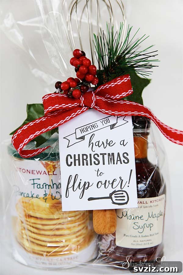 20 Delightful DIY Christmas Gift Baskets for Everyone 15 Pancake Kit Christmas gift