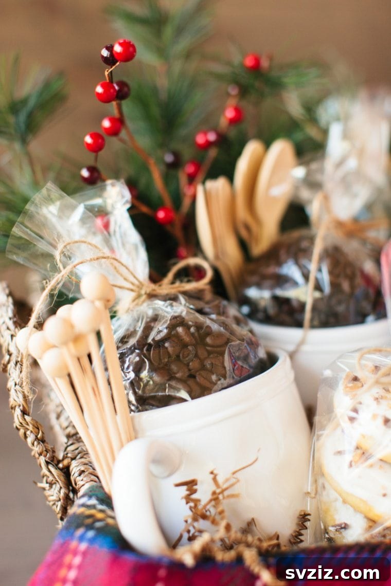 20 Delightful DIY Christmas Gift Baskets for Everyone 4 Coffee Lover gift basket