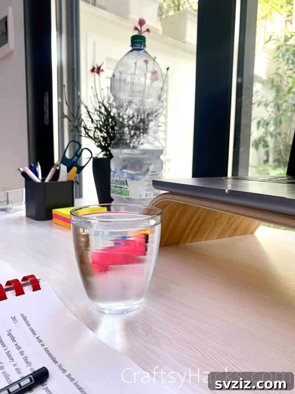 drinking water during study