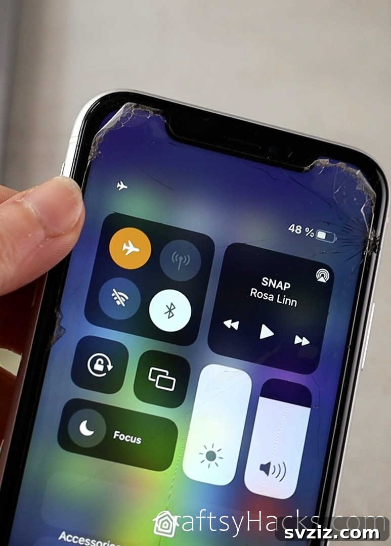 smartphone in flight mode for studying