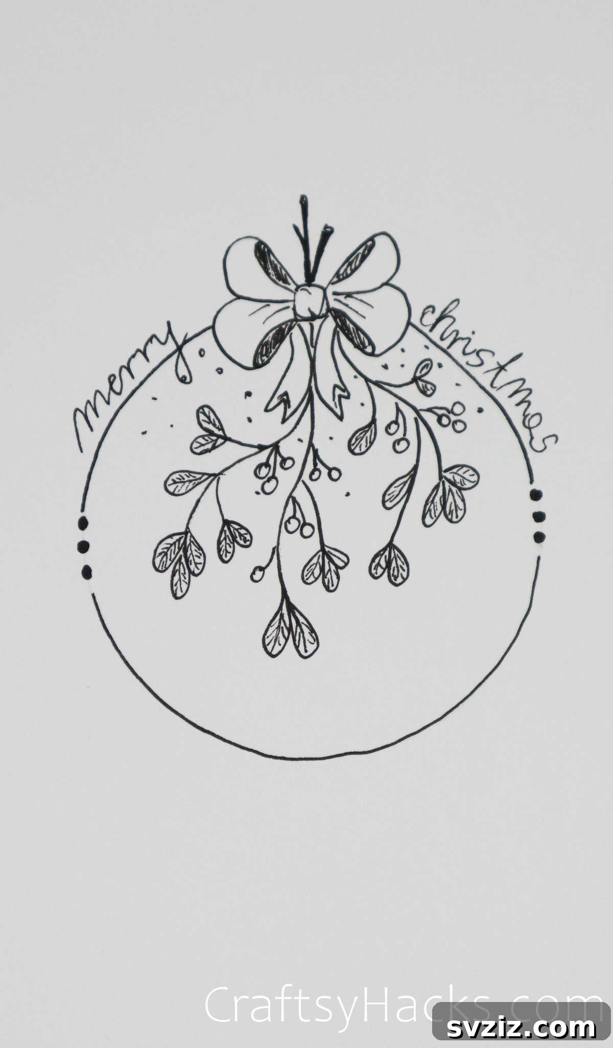 61 Christmas Art Inspirations 12 christmas mistletoe