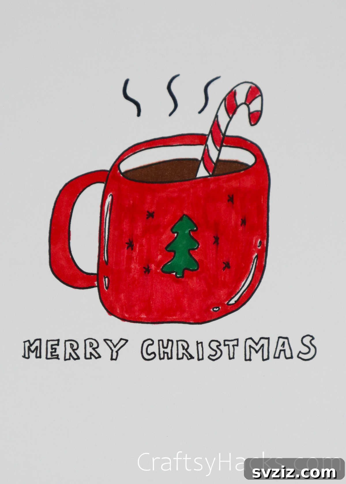 61 Christmas Art Inspirations 3 christmas mug