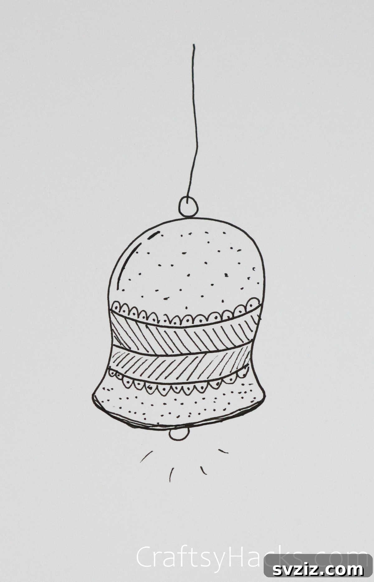 61 Christmas Art Inspirations 31 Christmas bell ringing