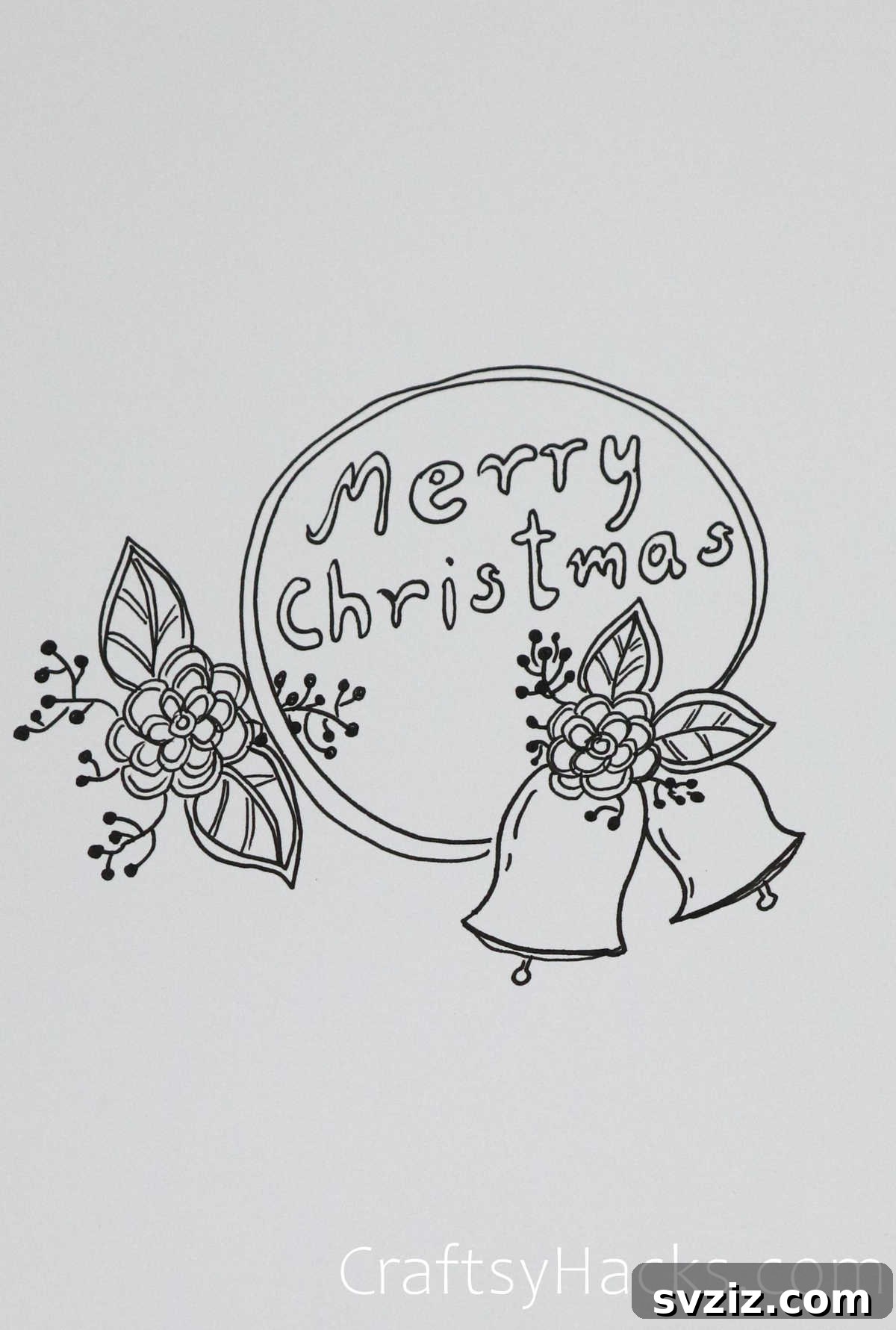 61 Christmas Art Inspirations 38 holiday bells and flowers