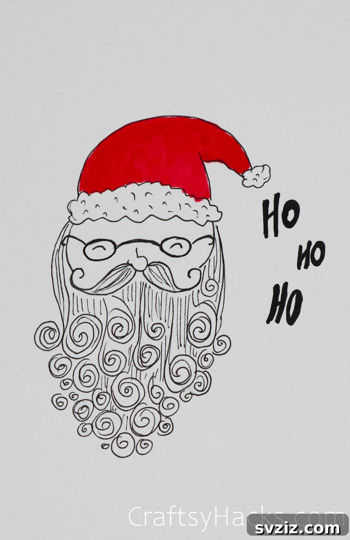 61 Christmas Art Inspirations 41 vintage santa