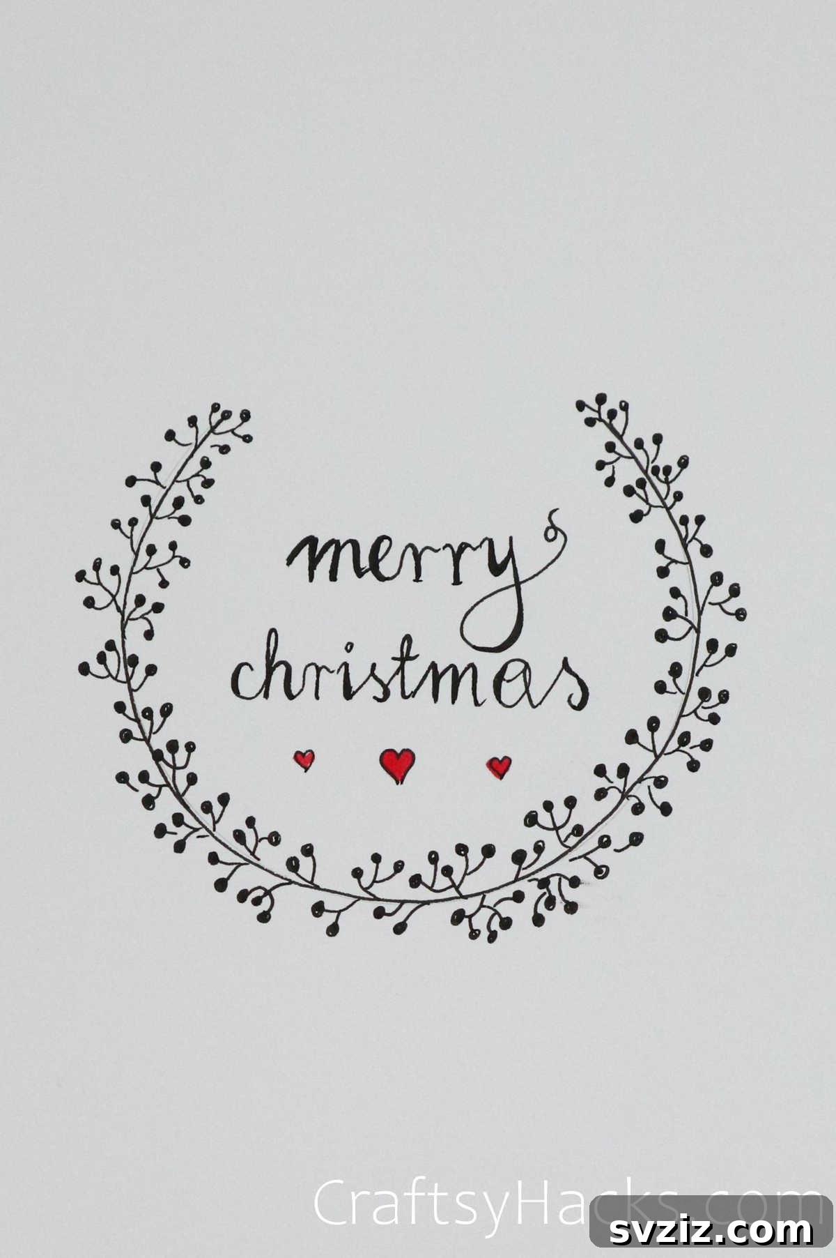 61 Christmas Art Inspirations 45 Christmas horseshoe wreath
