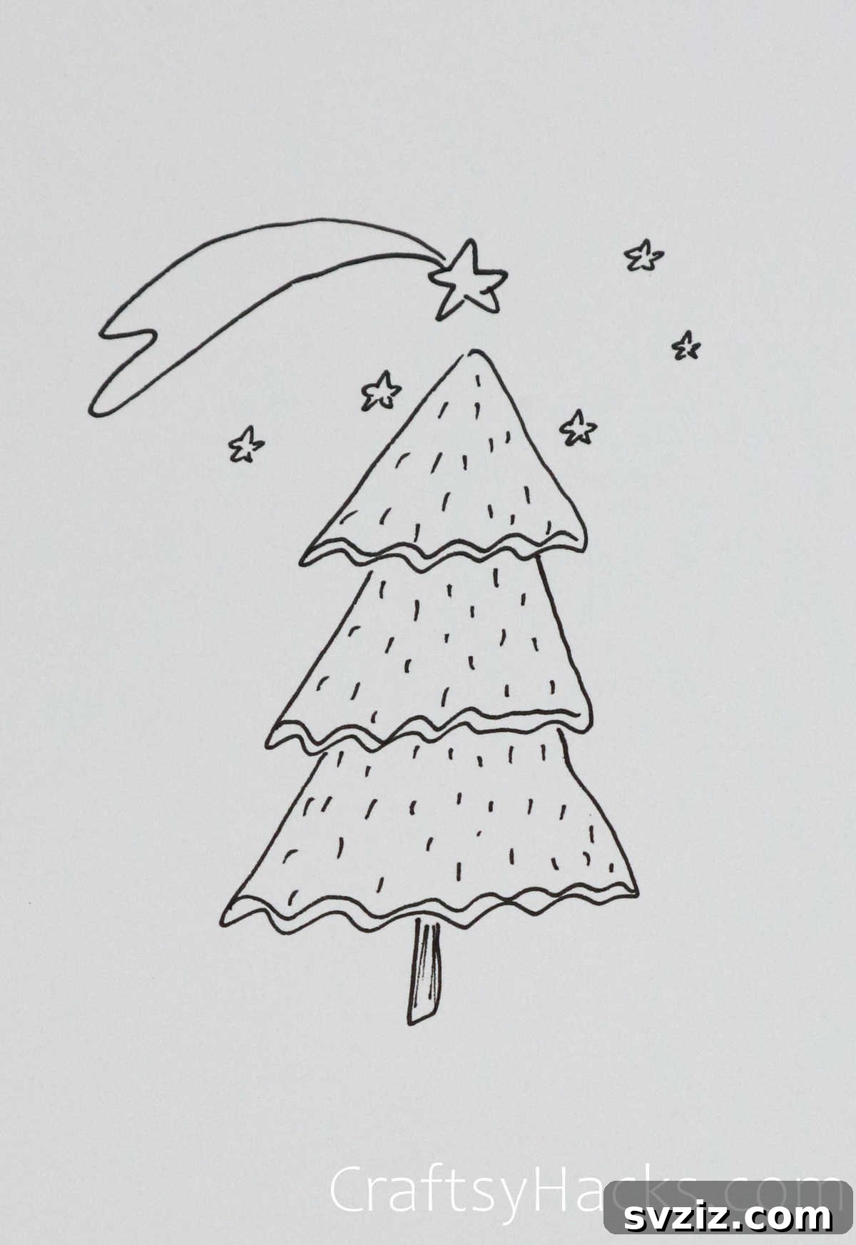 61 Christmas Art Inspirations 56 christmas eve shooting star