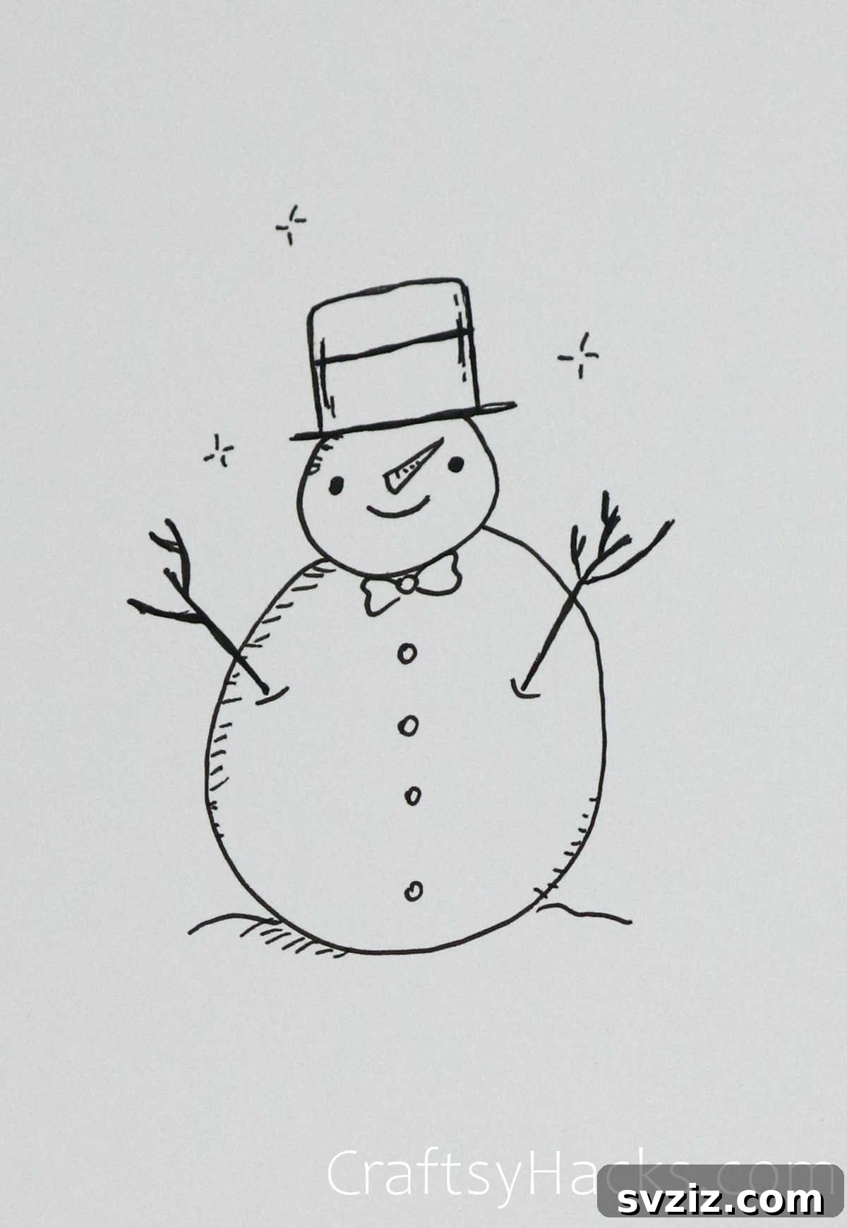 61 Christmas Art Inspirations 60 jolly the snowman