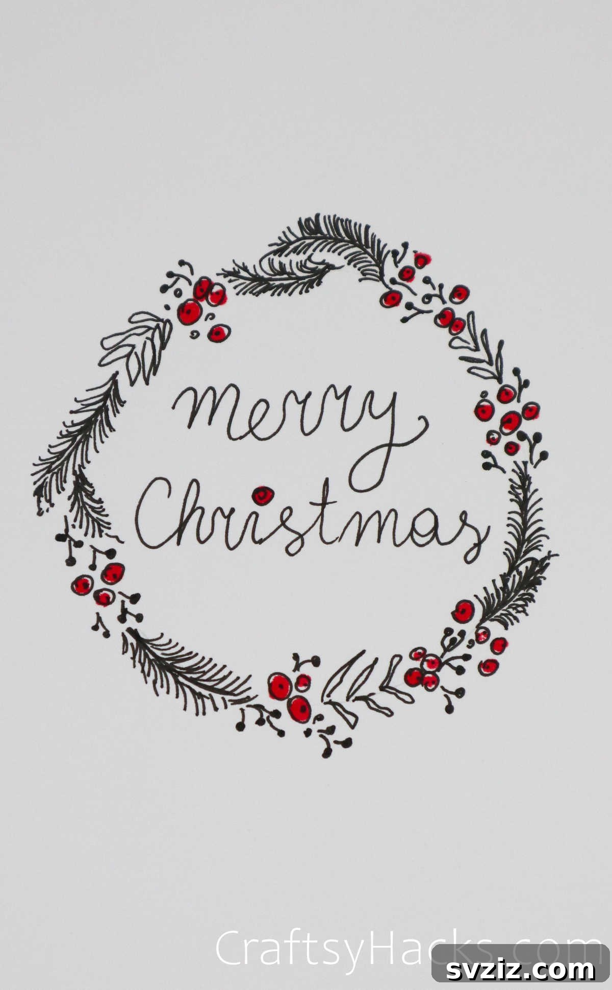 61 Christmas Art Inspirations 8 vintage christmas wreath