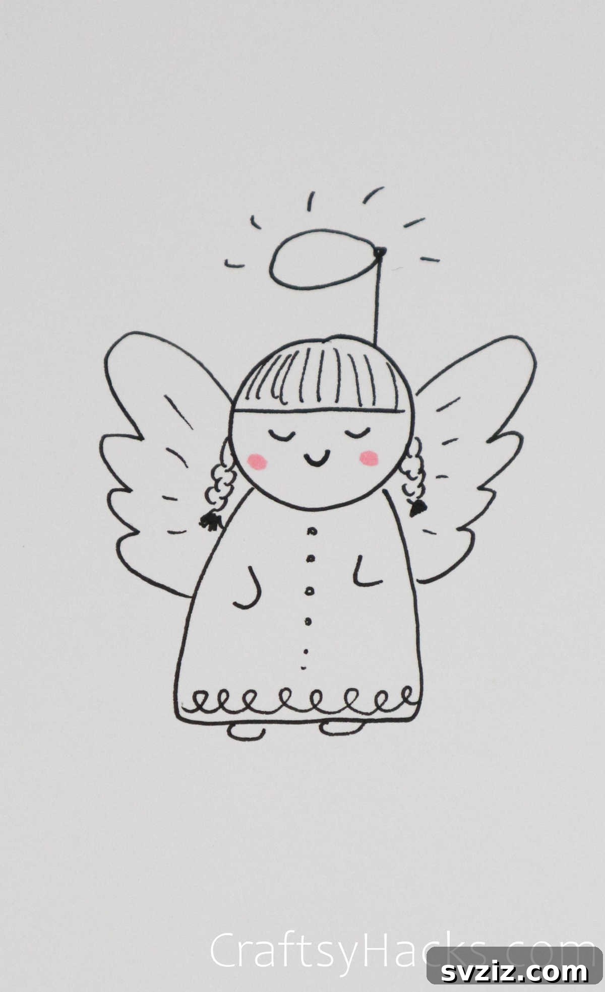 61 Christmas Art Inspirations 9 Christmas angel