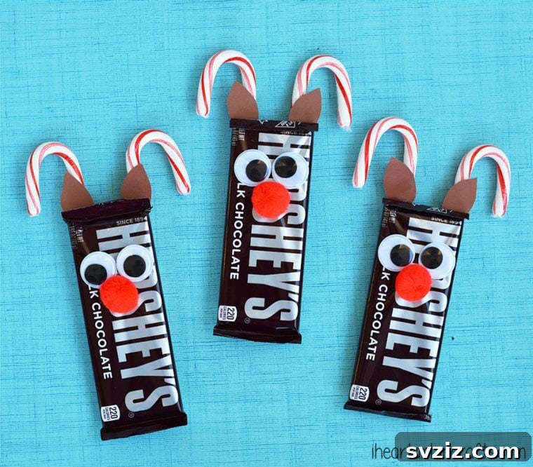 Reindeer Chocolate Bars