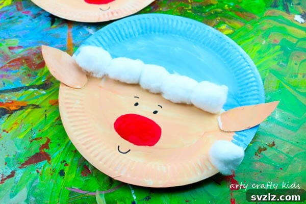 Paper Plate Elf