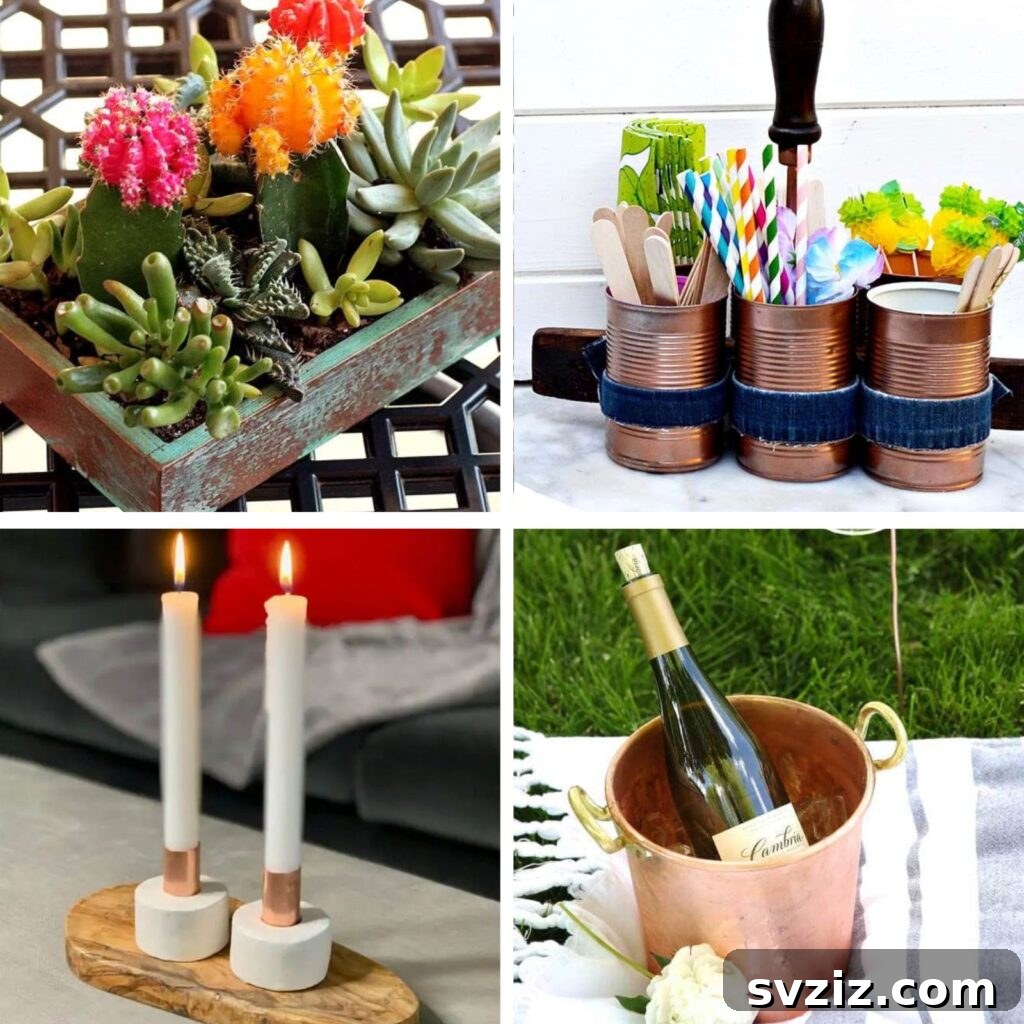 31 Brilliant Copper Designs 2 Copper craft ideas for home decor, gifts, and handmade jewelry