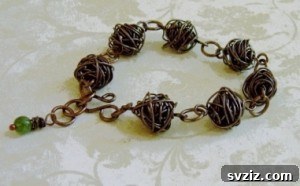 31 Brilliant Copper Designs 15 Handmade copper wire beads for custom jewelry design