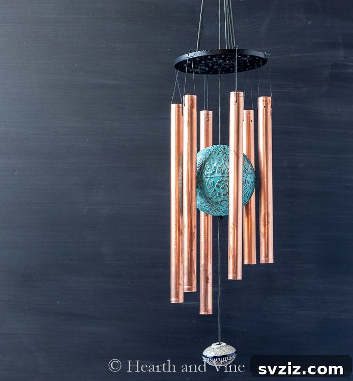31 Brilliant Copper Designs 24 DIY copper pipe wind chimes, creating soothing sounds
