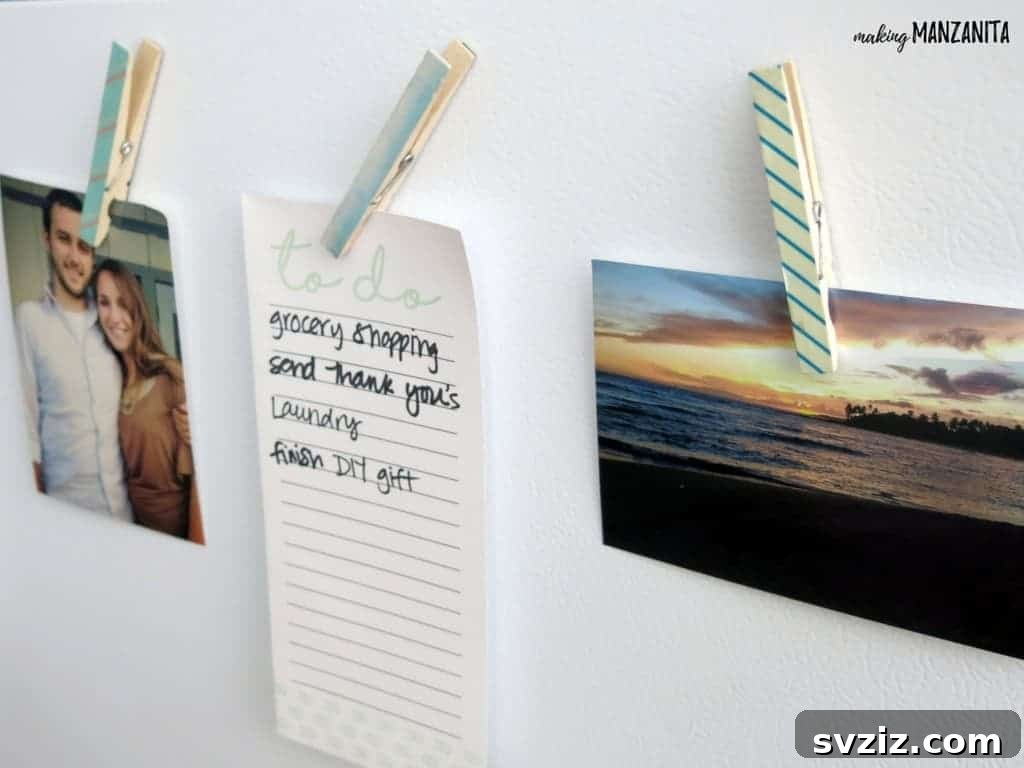 washi tape magnets