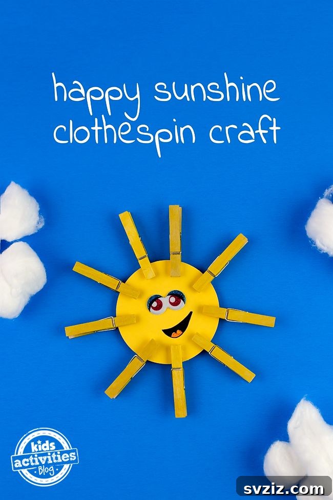 clothespin sunshine