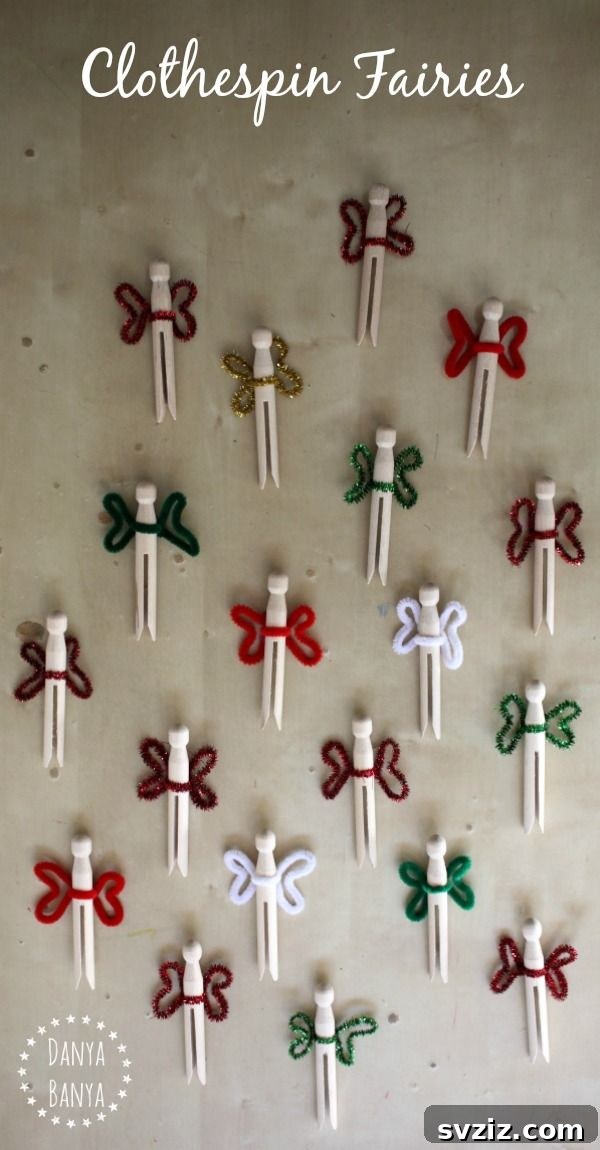 clothespin fairies