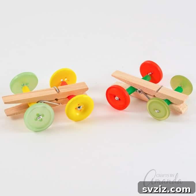 clothespin cars