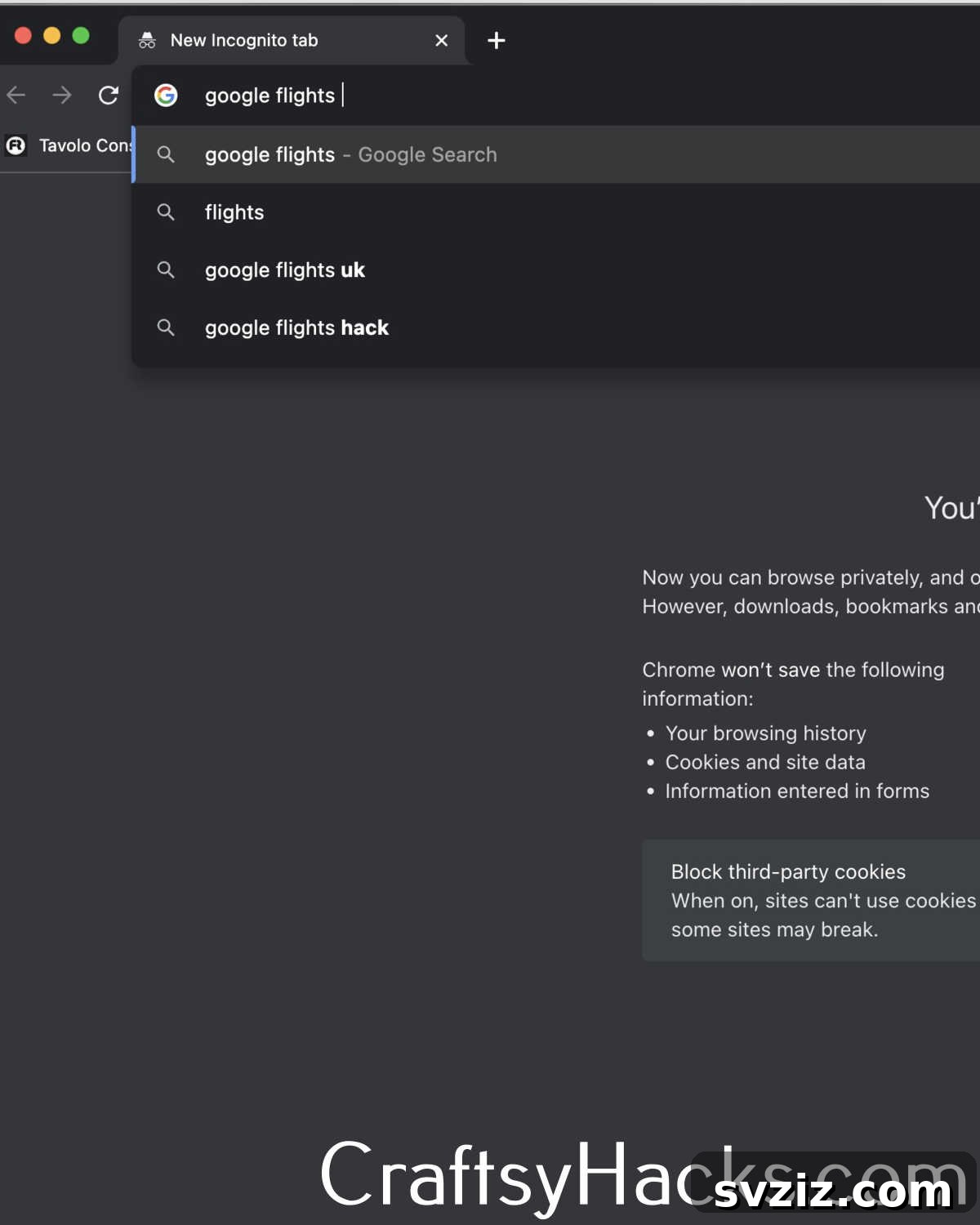 21 Genius Travel Tips 7 search for flight in incognito mode