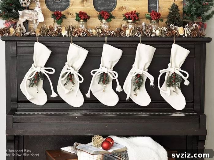 25 Inspiring Homemade Christmas Decor Ideas 26 DIY Christmas Stockings Craft