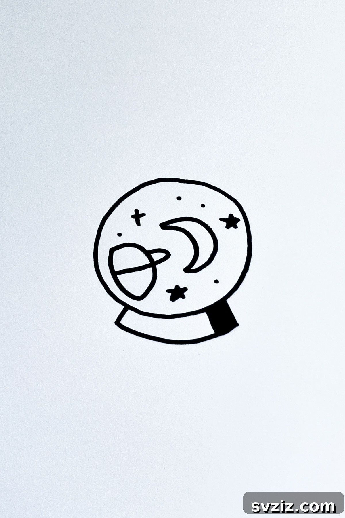 31 Simple Lunar Sketch Prompts 23 planetary globe moon drawing