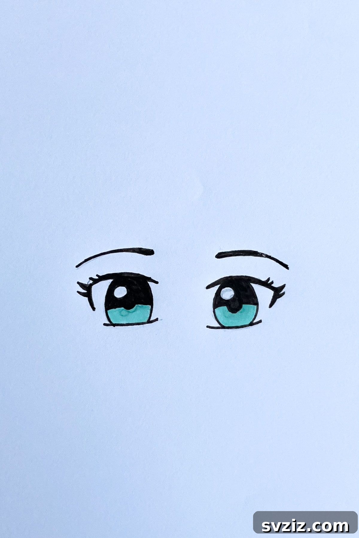 Effortless Anime Art: 31 Drawing Prompts 16 A collection of various anime eyes with different shapes, colors, and expressions, emphasizing the distinct visual style of anime characters.