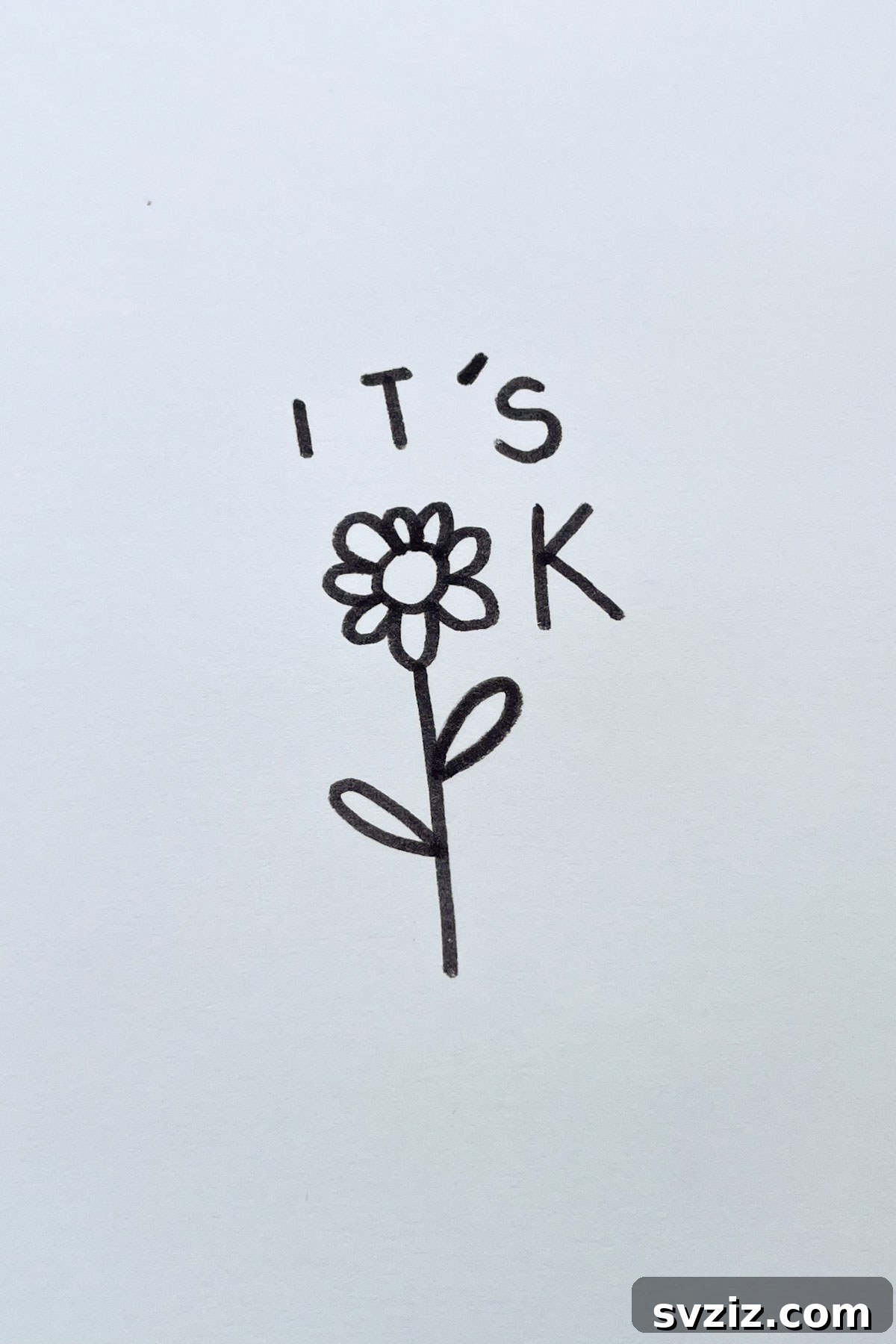 its ok flower drawing