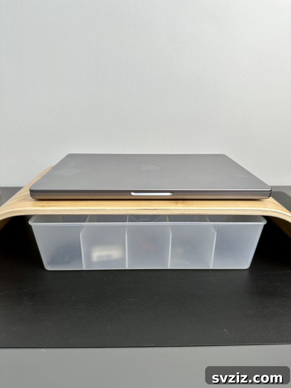  Use a Laptop Riser for Extra Storage