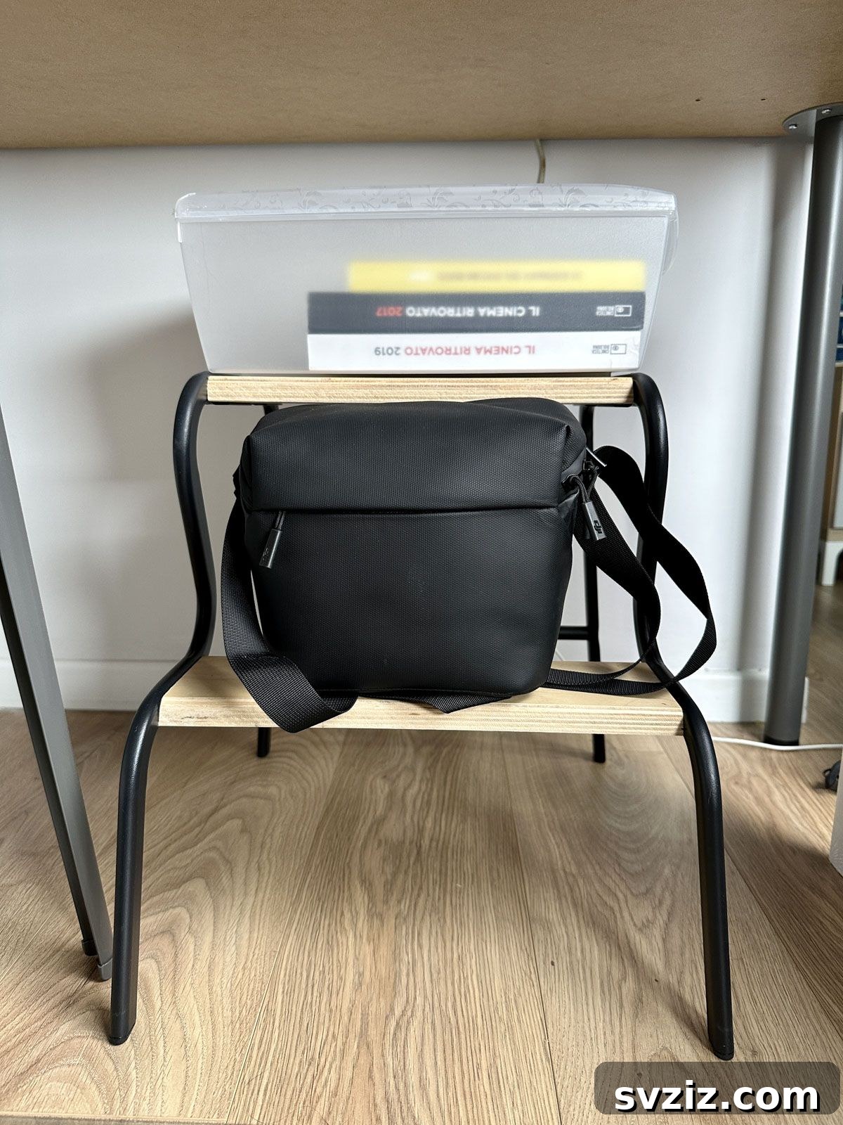 Use the Space Under Your Desk