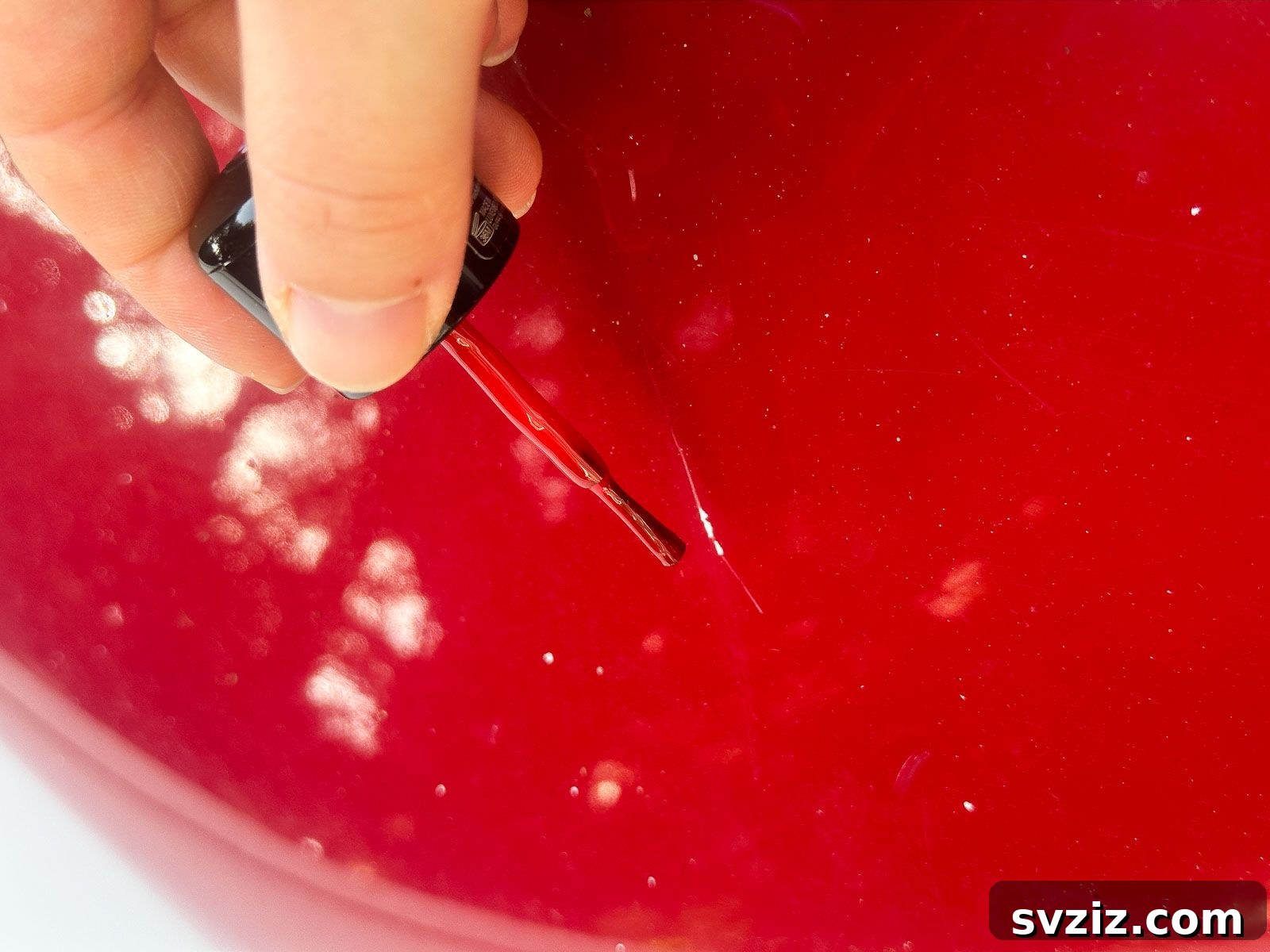 Effortless Driving: 21 Brilliant Car Hacks You Need 3 use nail polish to hide scratches
