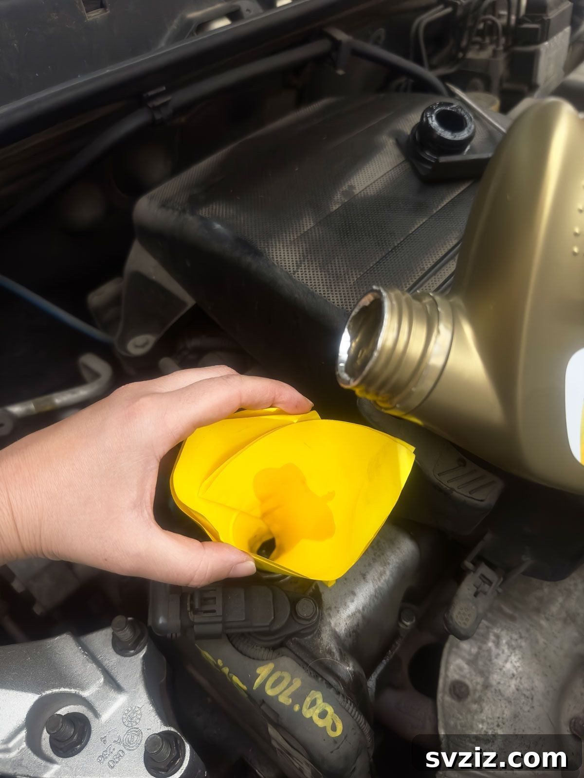 Effortless Driving: 21 Brilliant Car Hacks You Need 5 Make a Funnel with a Piece of Paper to Pour Out Oil Easily