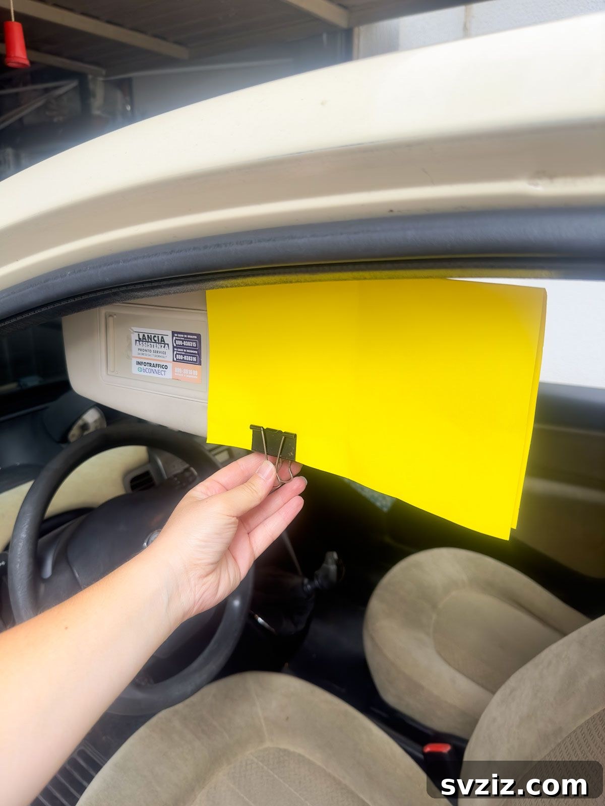 Effortless Driving: 21 Brilliant Car Hacks You Need 8 Increase Your Visor with Cardboard
