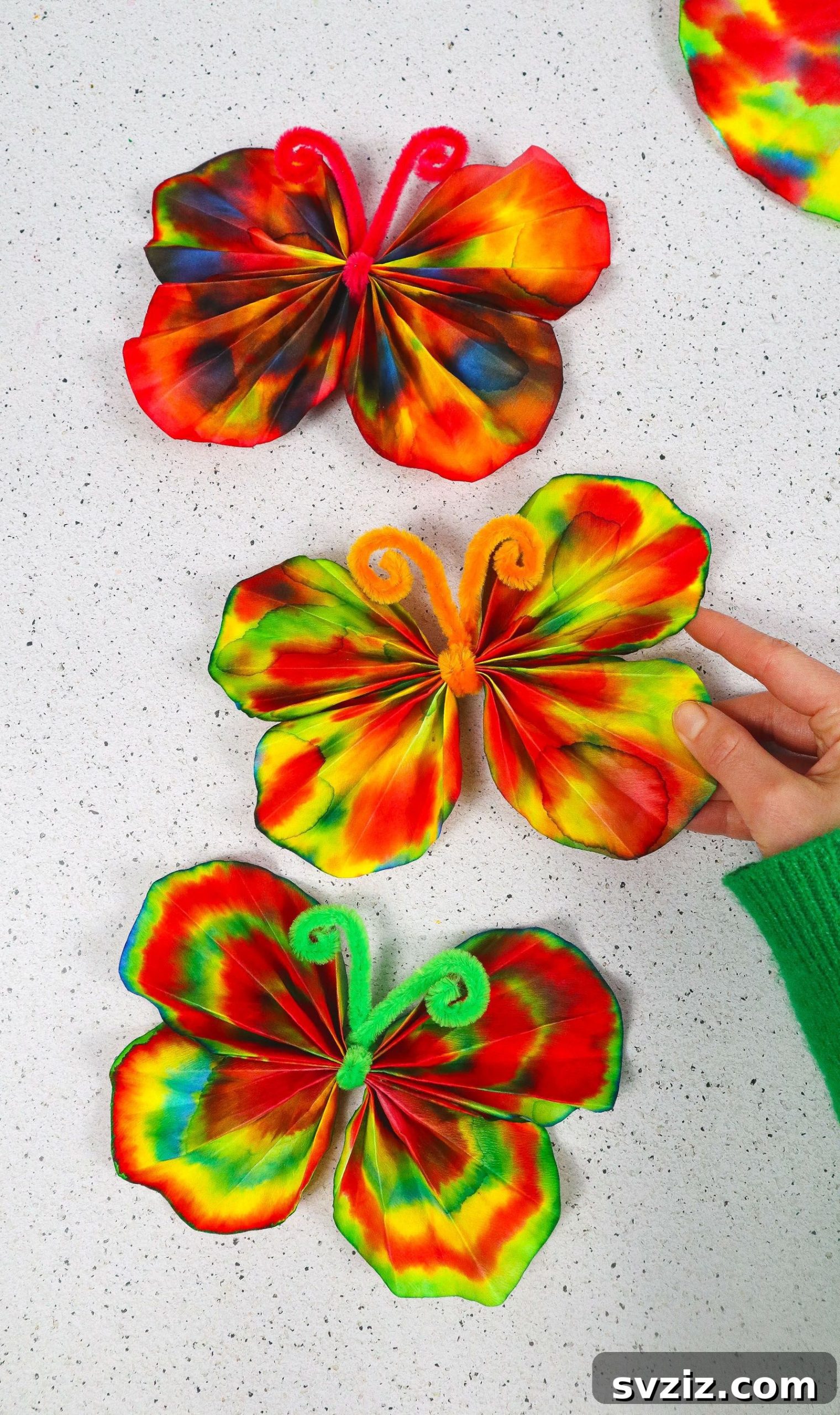Coffee Filter Butterflies craft
