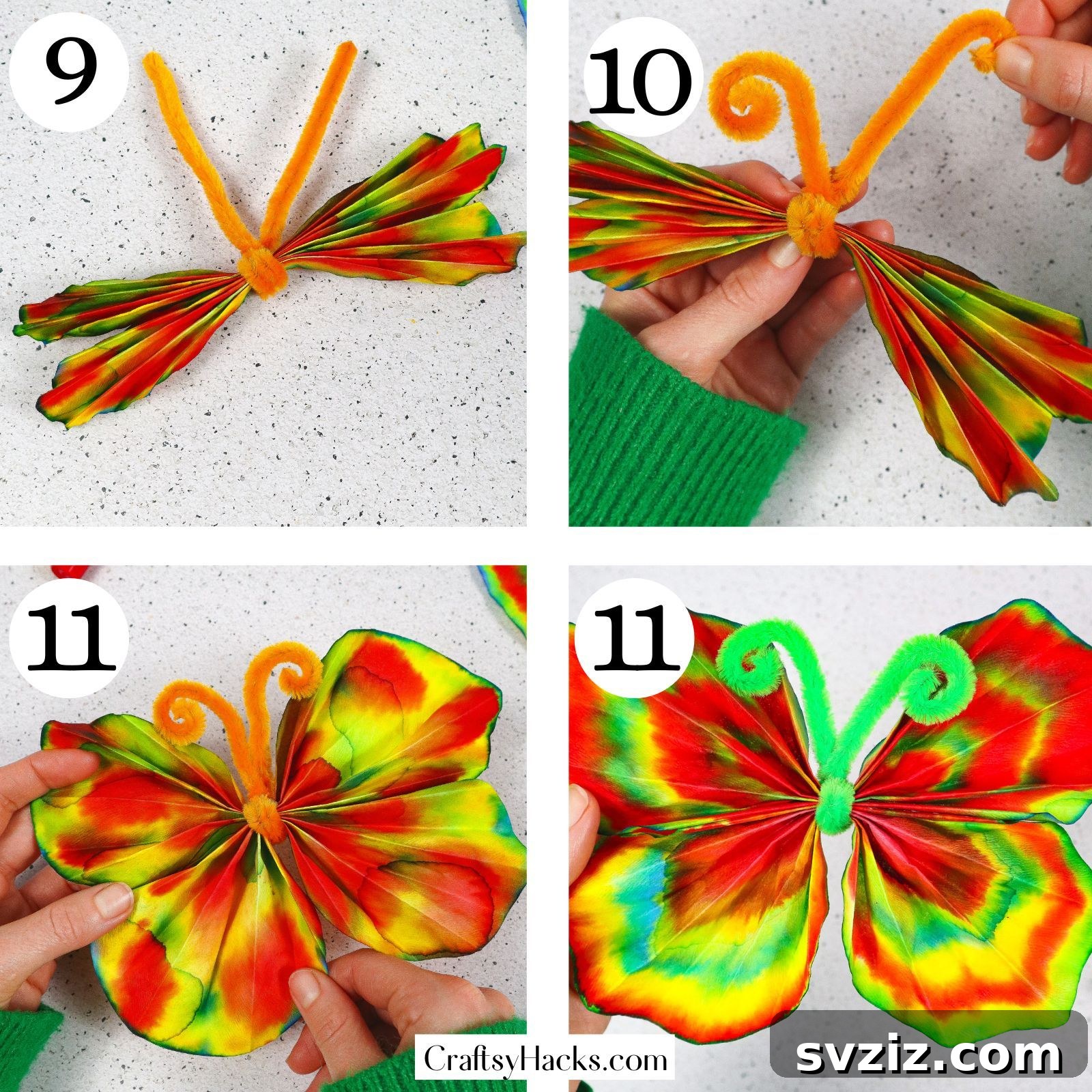 Coffee Filter Butterflies kids craft