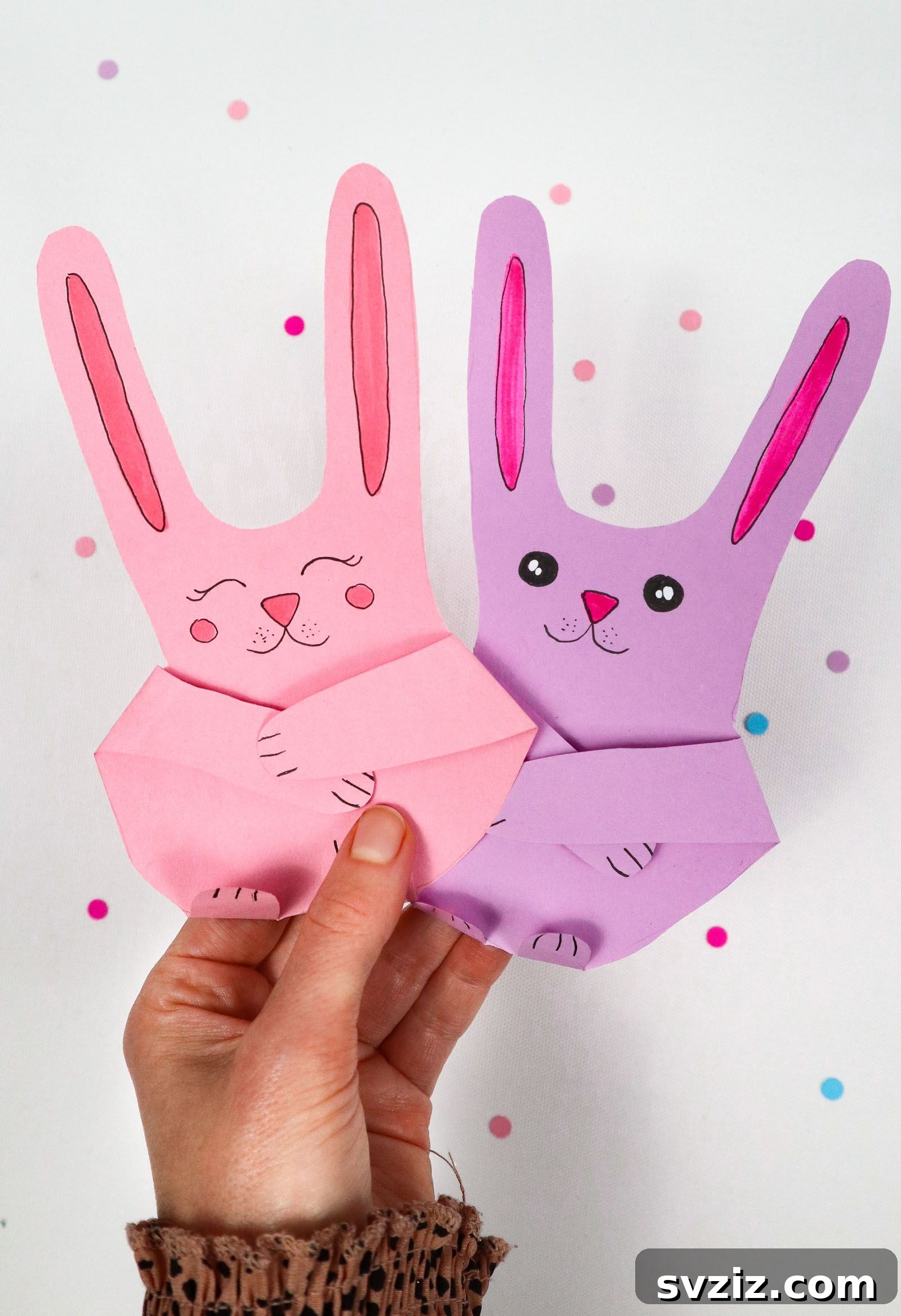 Creative Bunny Handprint Art 6 Handprint Bunnies, a fun kids craft idea