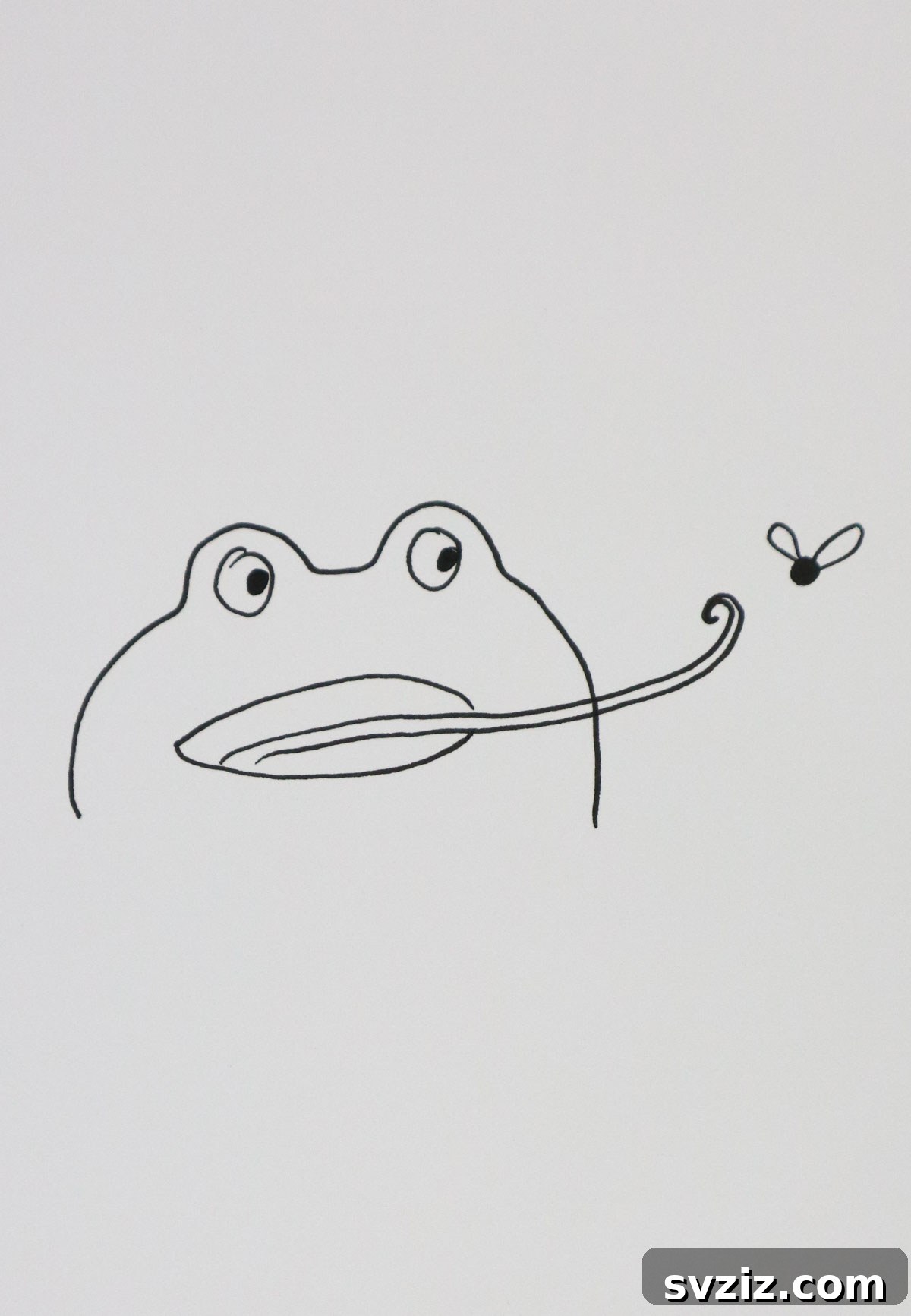 Ribbit & Sketch: 25 Delightful Frog Art Ideas 12 catching flies frog drawing