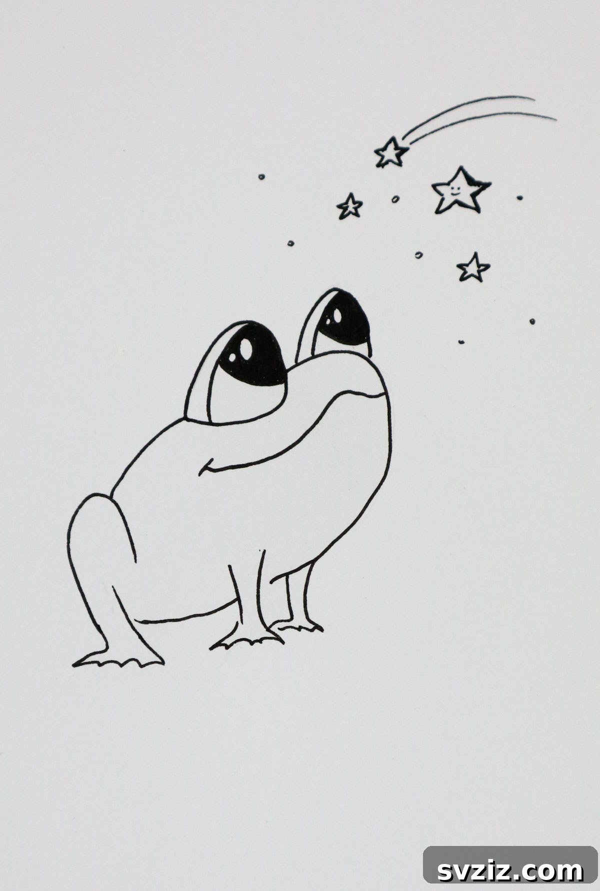 Ribbit & Sketch: 25 Delightful Frog Art Ideas 3 frog drawing
