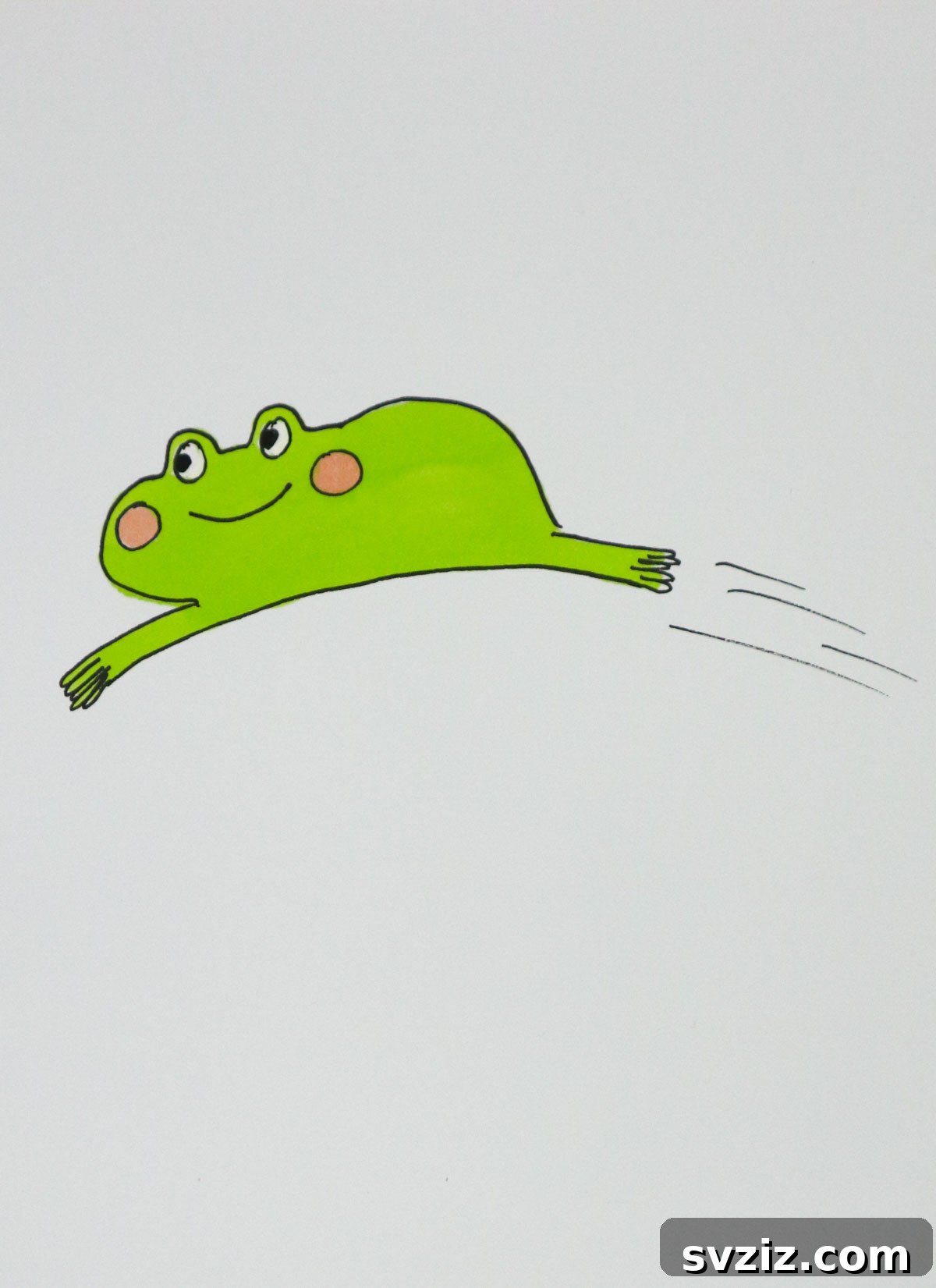 Ribbit & Sketch: 25 Delightful Frog Art Ideas 21 leap frog drawing