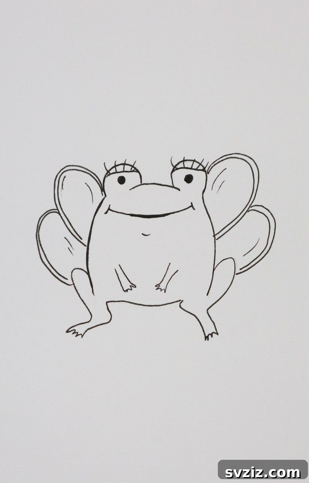 Ribbit & Sketch: 25 Delightful Frog Art Ideas 27 fairy frog drawing
