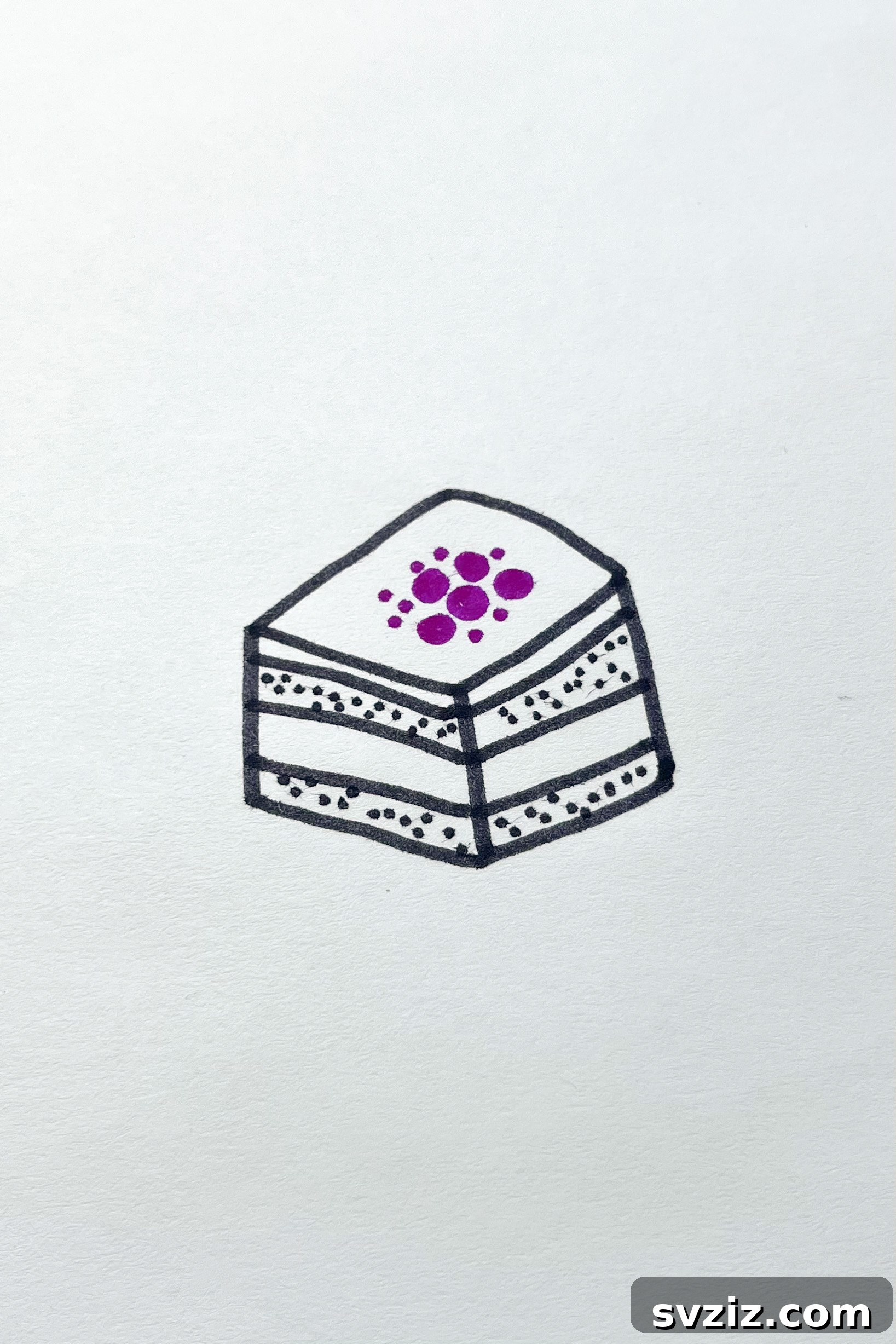 Whimsical Food Sketchbook Starters 21 berry tartlet drawing